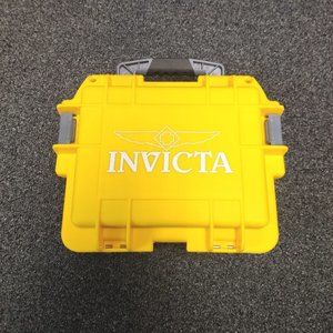 Invicta Yellow 3-Slot Impact Resistant Waterproof Dive Watch Collector Case